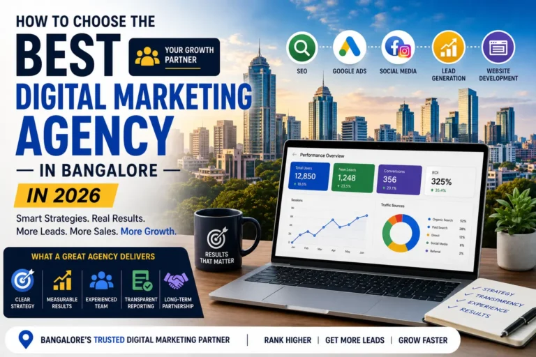 How to Choose the Best Digital Marketing Agency in Bangalore